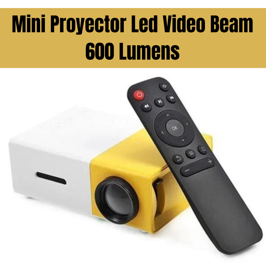 MINI PROYECTOR LED VIDEO BEAM 600 LUMENS