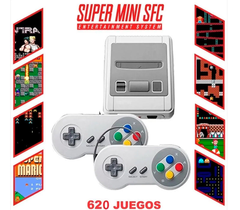 CONSOLA RETRO SUPER MINI 620 JUEGOS