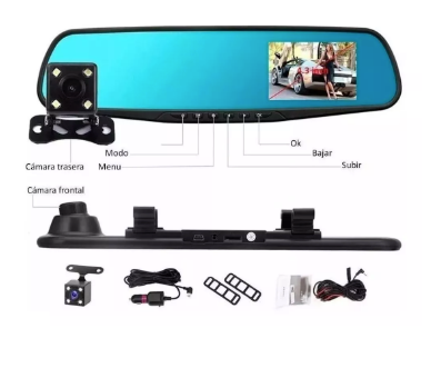 ESPEJO RETROVISOR DOBLE CÁMARA