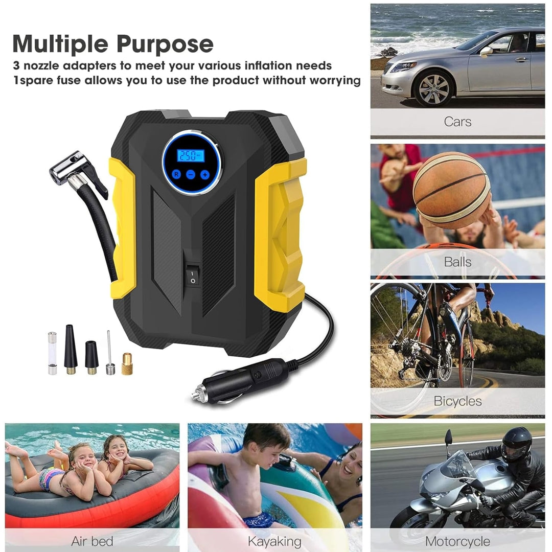 COMPRESOR DE AIRE INFLADOR DIGITAL CARRO